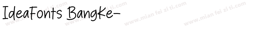 IdeaFonts BangKe字体转换